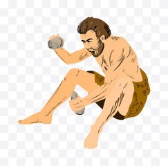 primitive human illustration