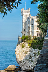 Miramare castle near Trieste, northeastern Italy