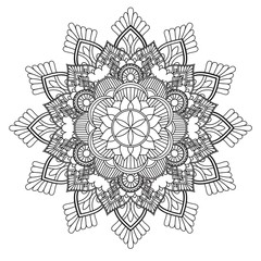 Mandala Intricate Patterns. Vintage decorative pattern.