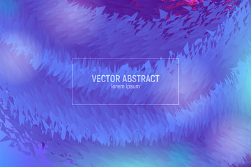 Vector 3d Colorful Fluid Shapes. Design for Music Poster, Brochure, Layout. Abstract Wave Cover with Vibrant Gradient.