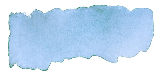 Naklejka premium watercolor blue with paper texture. paint on paper.