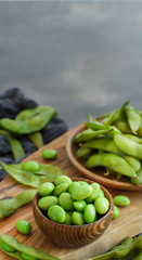 Green Organic Edamame beans