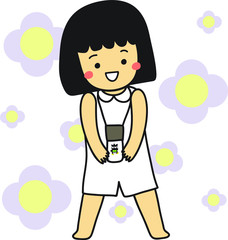 joyful girl