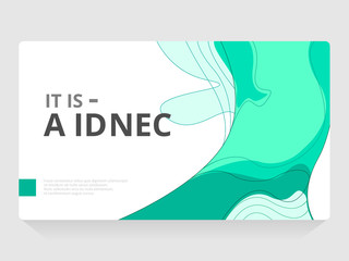 Obraz premium Vector abstract design banner template. 