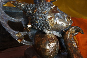Sleeping Buddha in Gold