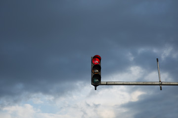 red traffic light