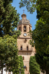 Fototapeta na wymiar Ronda, Church Tower