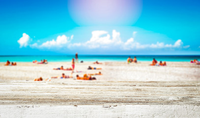 Desk of free space and summer time 