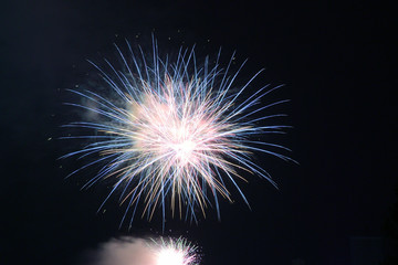 初夏、花火大会