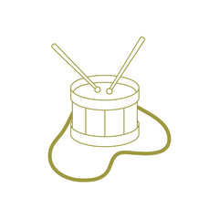 Drum. Musical instrument. Toy.