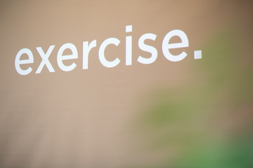 word on a black background