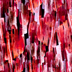 Watercolor seamless background, abstraction. red, black, orange, yellow paint, colors, paint splash. Used for a variety of design and decoration. Watercolor card, invitation, background. Grunge 