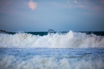 wave on beach