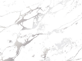 Marble silver shiny texture. Vector modern background with silver decoration. Classy trendy cover.