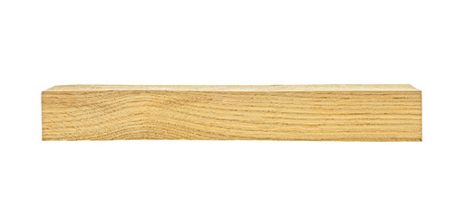 Wooden bar isolated on a white background