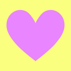 Heart icon isoleated on white background. Heart icon vector.