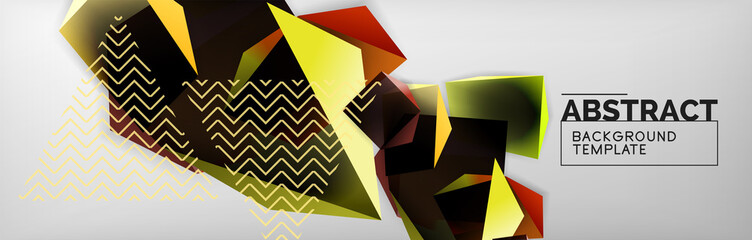 Minimalistic geometric abstract background