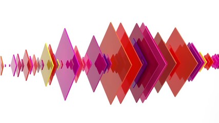 sequence of various pulsating squares