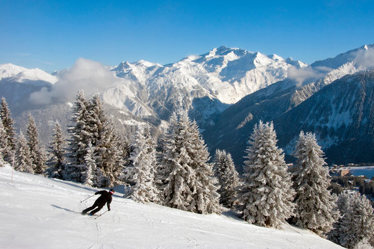 Courchevel 1850 3 Valleys ski area French Alps France