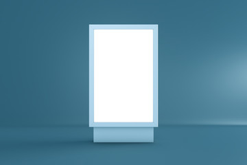 Empty Blank Billboard for Advertisement Mockup