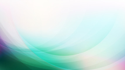 Abstract curved on green background
