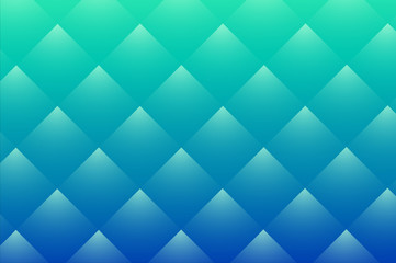 Blue abstract background with square pattern