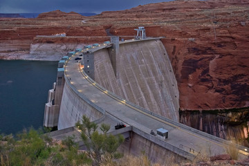 Glen Dam lake powell arizona