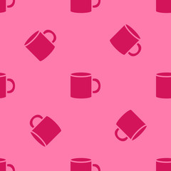 Cup seamless pattern