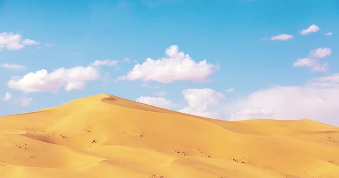 Sahara desert timelapse Taghit