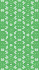 Ornate geometric pattern and two-tone abstract background