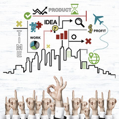 Business and teamwork concept