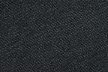 Black fabric texture. Textile background.