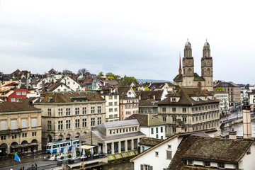 Zurich panoramic view, Switzerland.