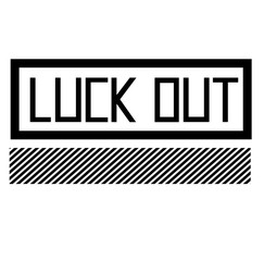 Obraz premium lock out stamp on white