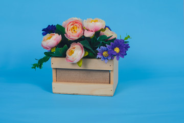 Beautiful Flower bouquet to celebration on background.