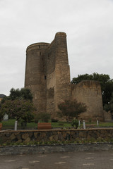 View at Maiden Tower in Baku, Azerbaijan
