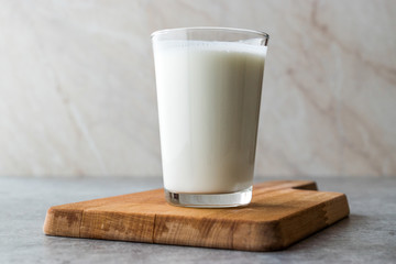 Turkish Drink Ayran or Kefir / Buttermilk made with yogurt.