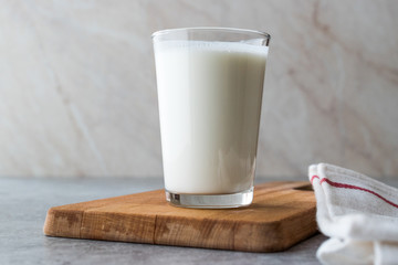 Turkish Drink Ayran or Kefir / Buttermilk made with yogurt.