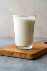 Turkish Drink Ayran or Kefir / Buttermilk made with yogurt.