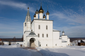 City Gorokhovets winter. Russia.