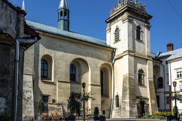Catholic church and monastery Benedictine