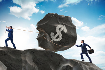 Trader trading in american dollar