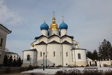 Fototapeta na wymiar Annunciation Cathedral Kazan Kremlin. Russia. Tatarstan