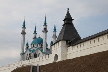 Towers of Kremlin in Kazan, Tatarstan, Russia