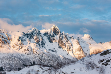 Norway Arctic landscape. Lofoten Islands,  Norway, Scandinavia
