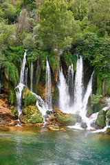 Naklejka premium Kravice Waterfall, Herzegovina