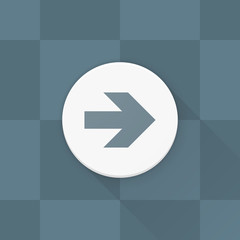 Right Arrow Sign Adaptive icon Material Design illustration