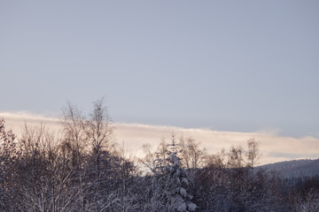 A wonderful winter landscape in beautiful Bavaria