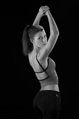 Obraz premium young fitness woman