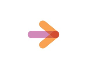 Arrow vector illustration icon Logo Template